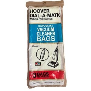 Vacuum Bags ~ Hoover ~ Pack of 3 bags Dial A Matic  Dial-A-Matic ~ Kmart